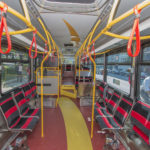Spacious interior in new Circulator bus
