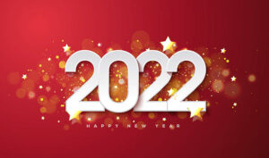 Graphic of 2022 New Year