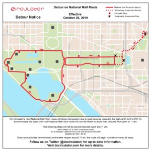 Service Alert: Weekend Service Changes for Walk & 5K to End HIV and ...
